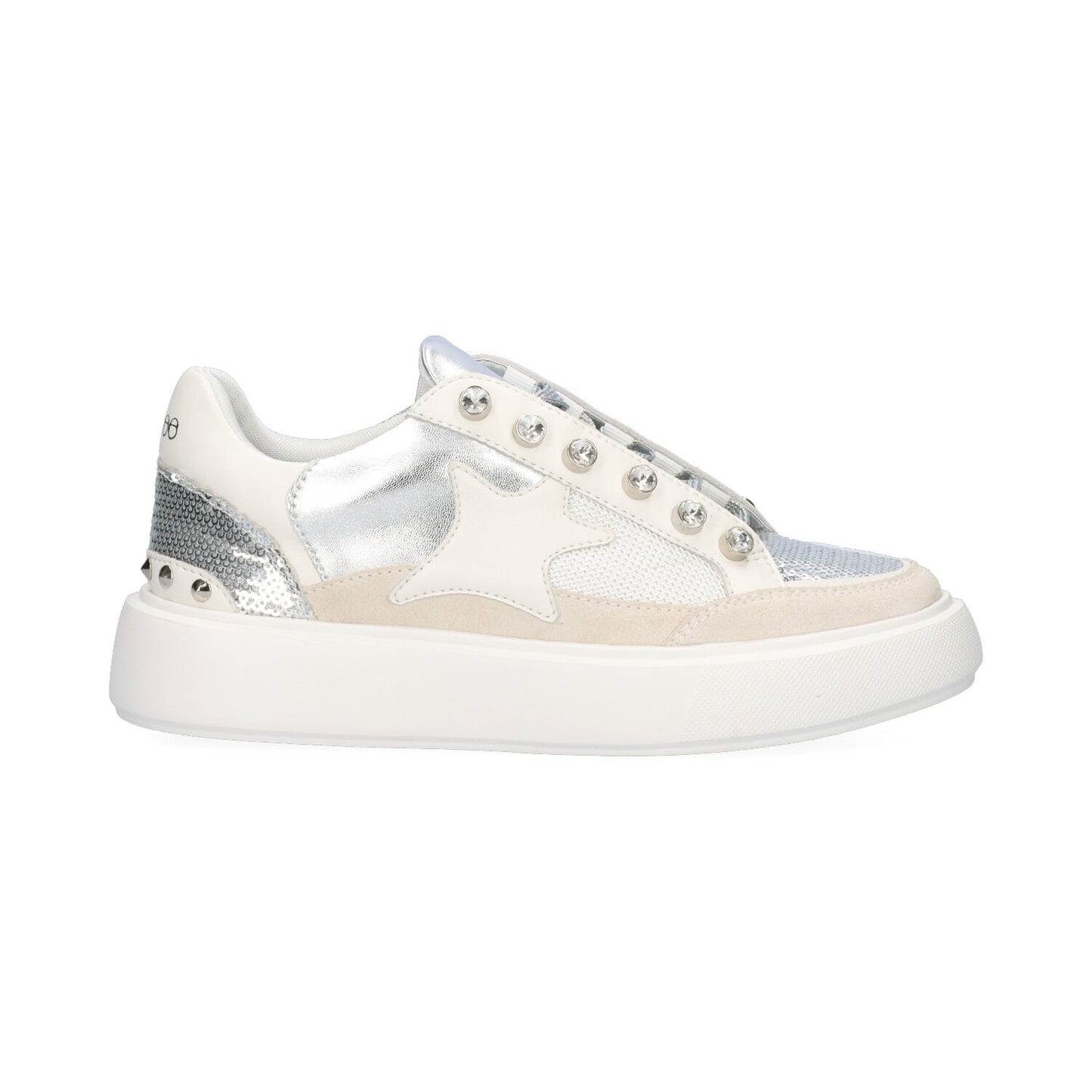 SAPATILHAS ABF97 STAR-75 WHITE/SILVER