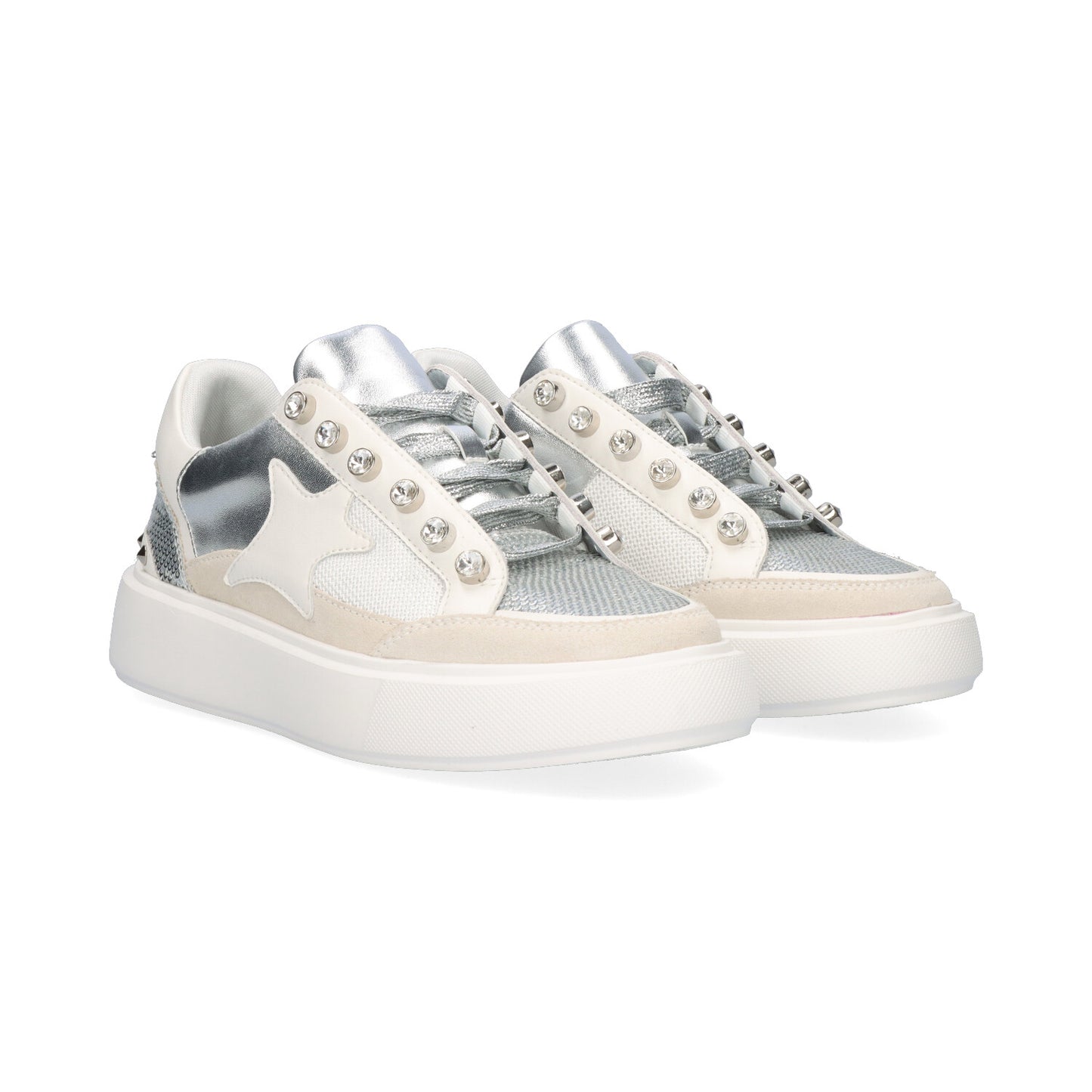 SAPATILHAS ABF97 STAR-75 WHITE/SILVER