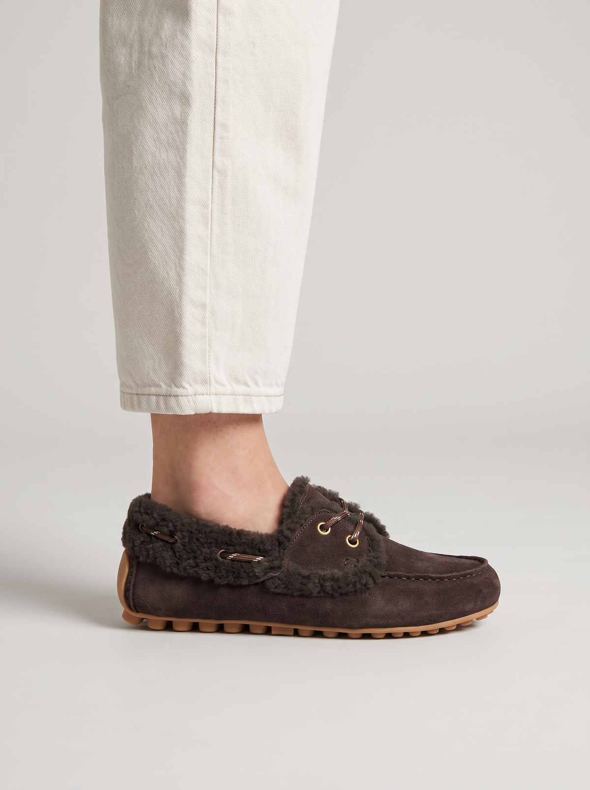 MOCASSINS ABF-97 6598-6 COFFEE