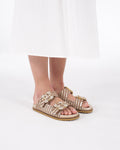 SANDALIAS ABF-97 BALI-400 TAUPE/GOLD