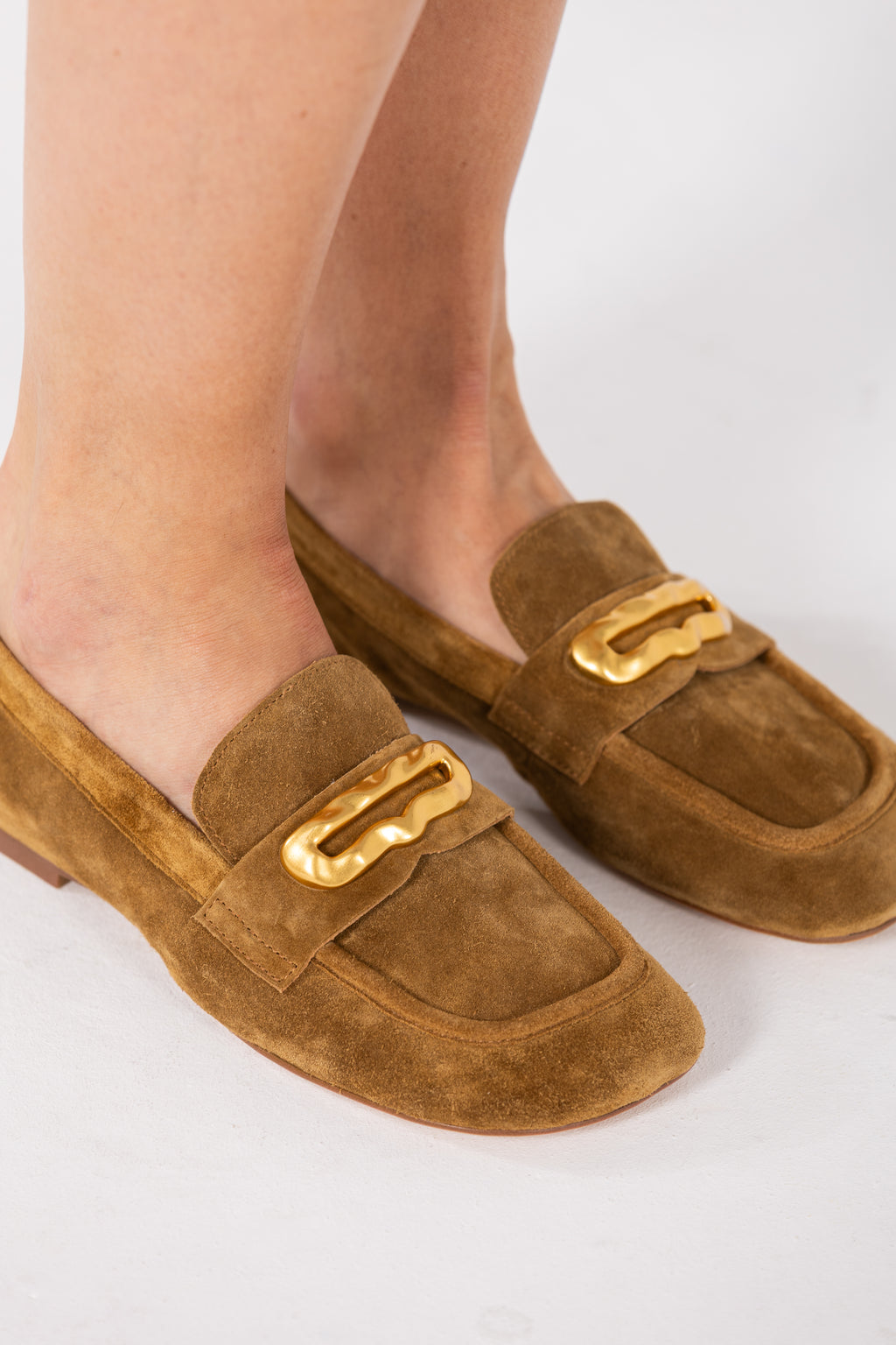 SAPATOS ABF-97 ESTELA SUEDE CAMEL