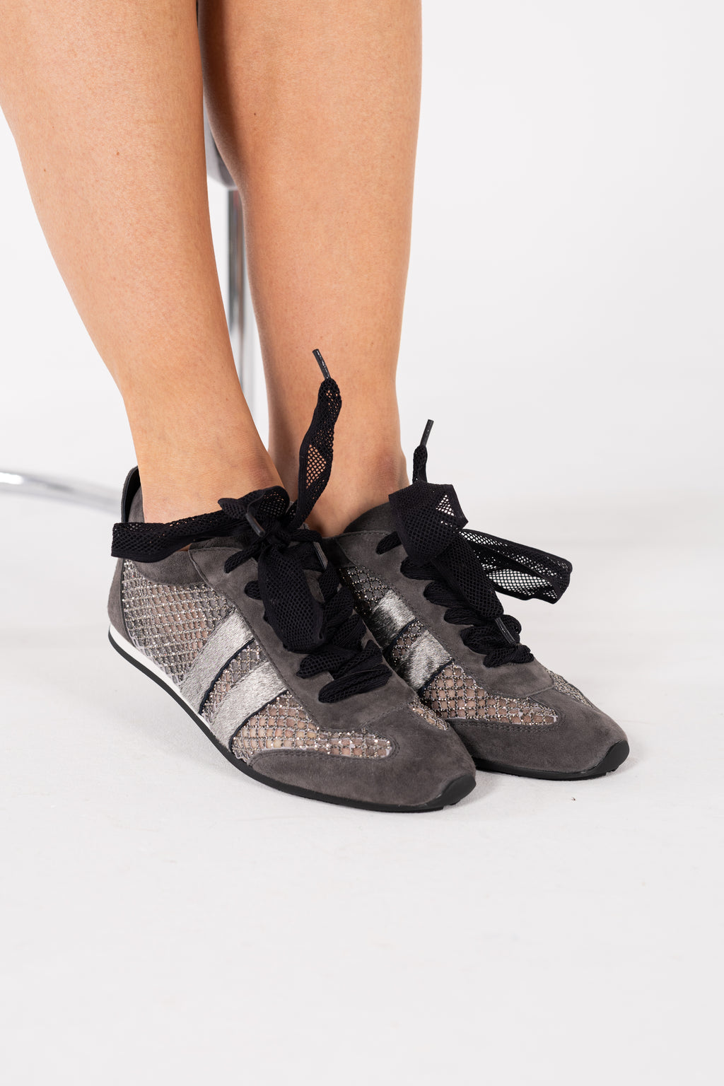 SAPATILHAS ABF-97 ELIANE GREY/SILVER