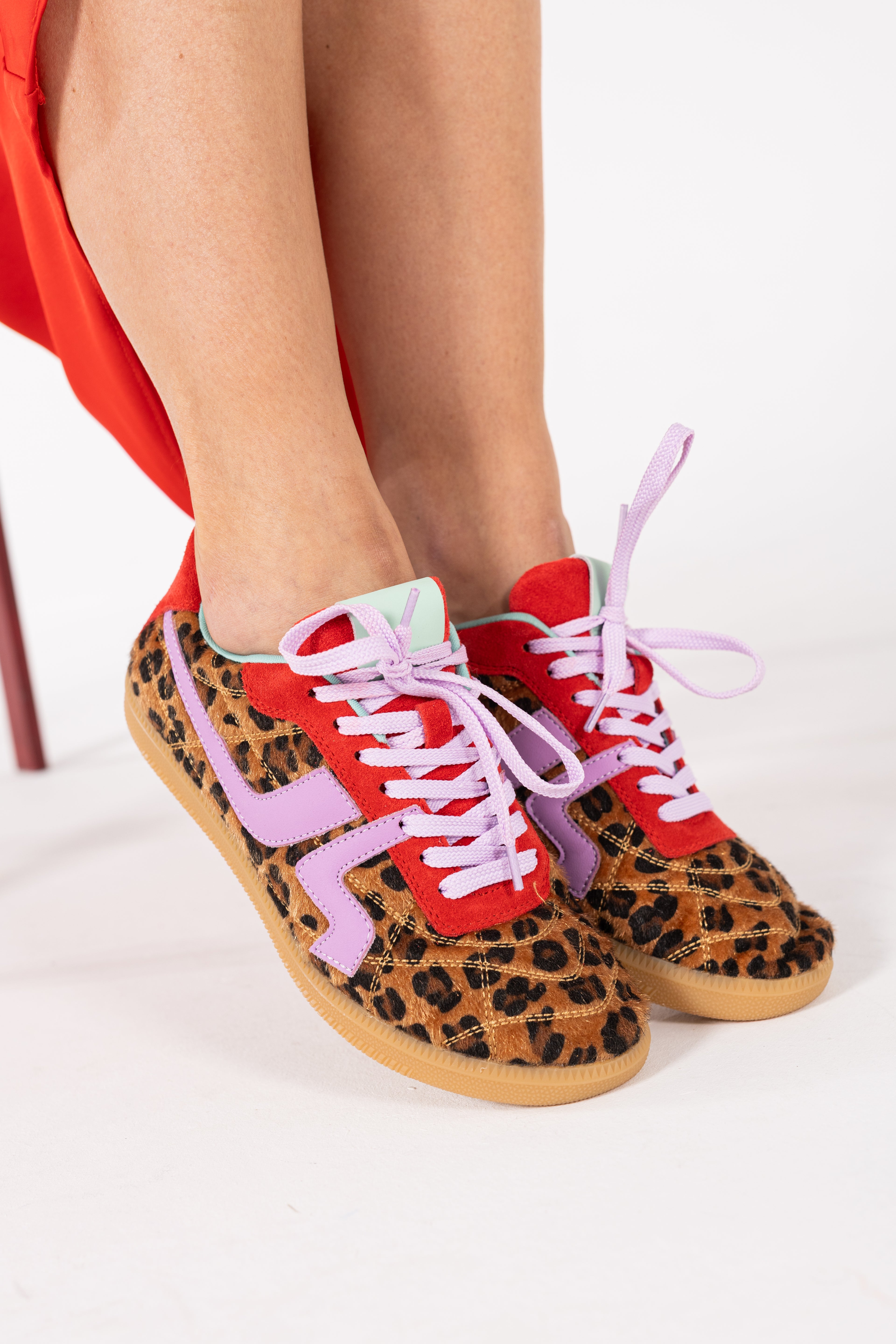 SAPATILHAS ABF-97 SASHA LEOPARD/PINK