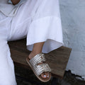 SANDALIAS ABF-97 2302-WELT LT. GOLD