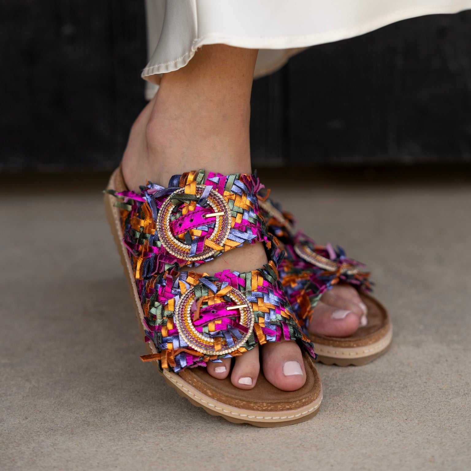 SANDALIAS ABF-97 2302-WELT FUXIA MULTI