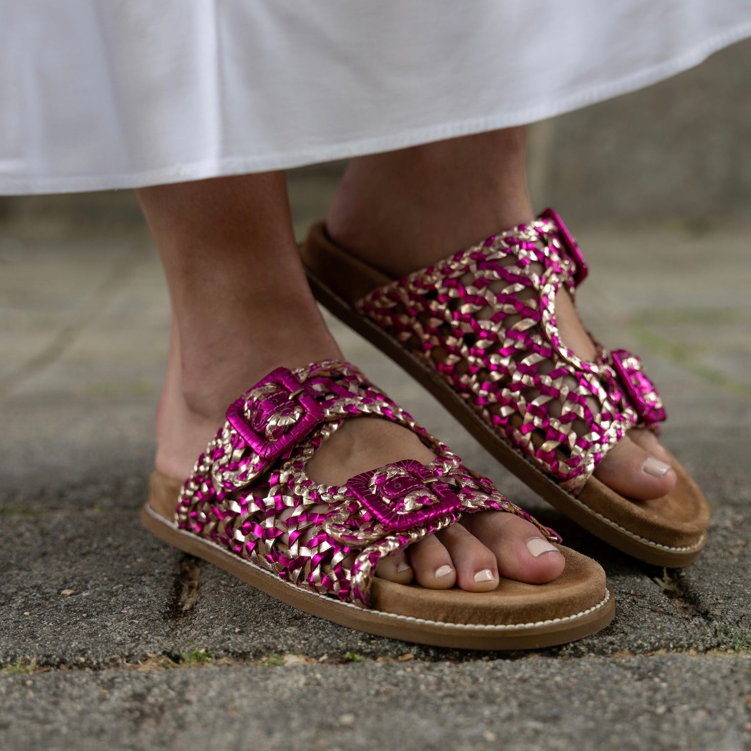 SANDALIAS ABF-97 3950K-FUSBY FUXIA/MULTI