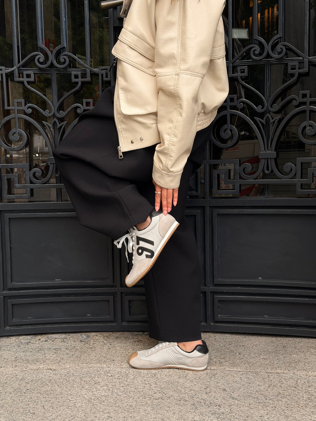 SAPATILHAS ABF-97 CELINE V211-03 BEIGE/BLACK