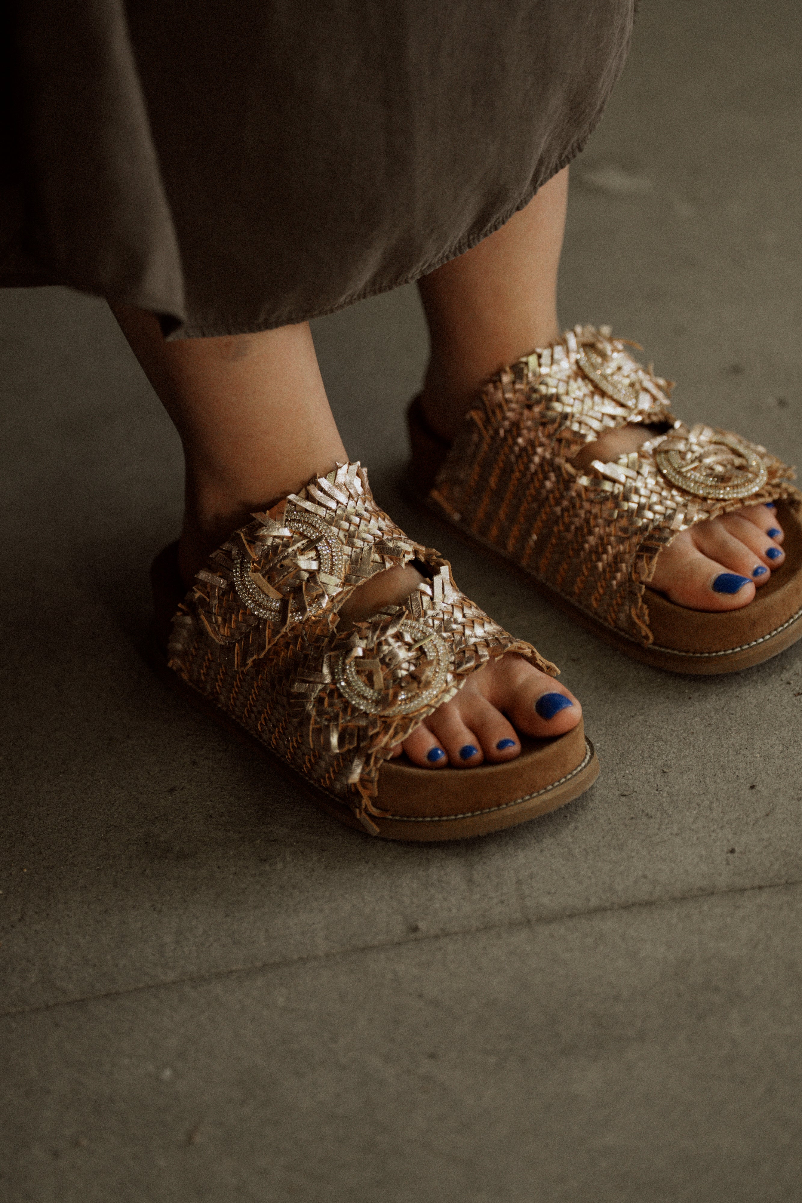 SANDALIAS ABF-97 2428-HEEL GOLD