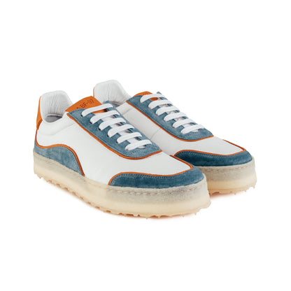 ABF-97 SNEAKERS SB1284 BLUE/ORANGE