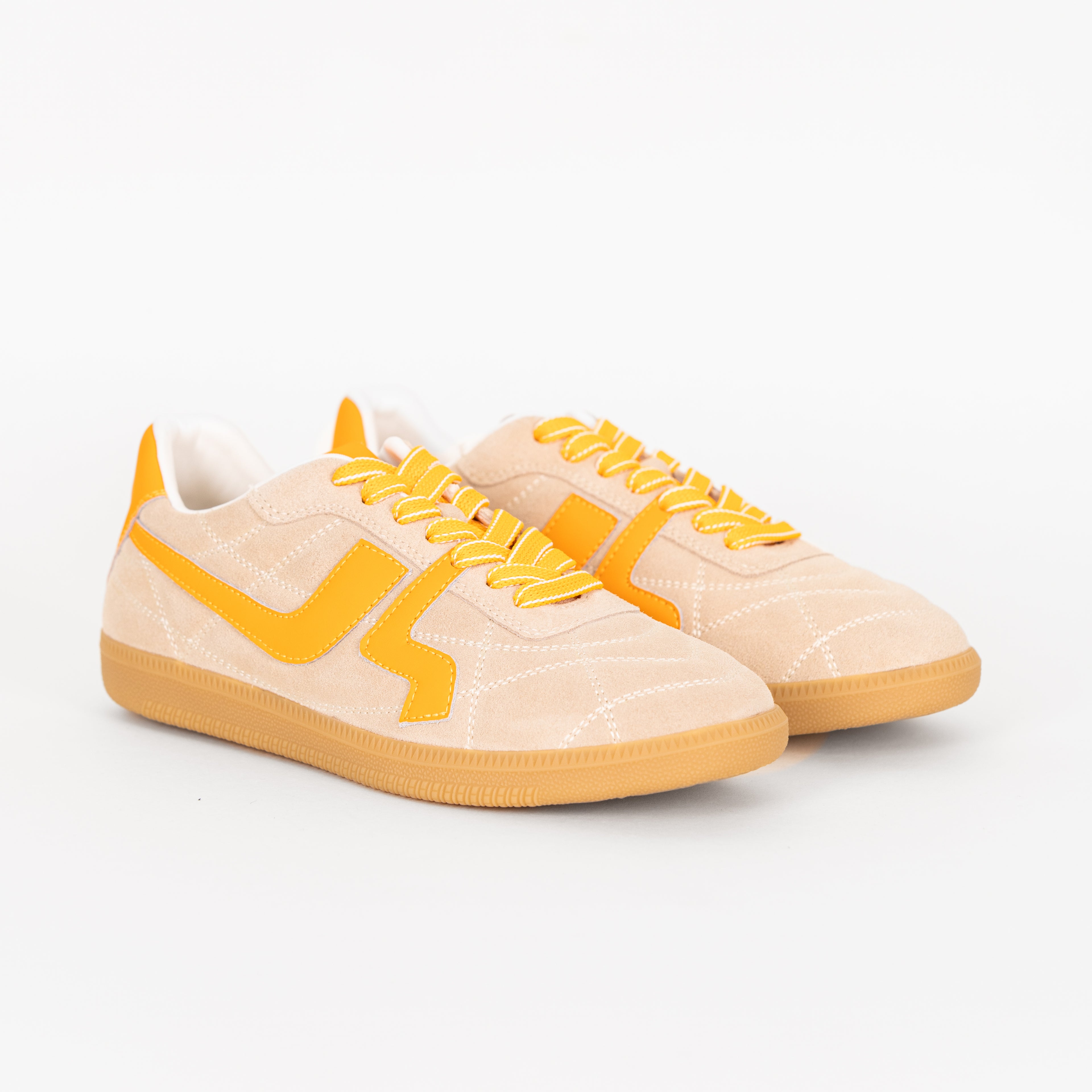 SAPATILHAS ABF-97 SASHA BEIGE/ORANGE