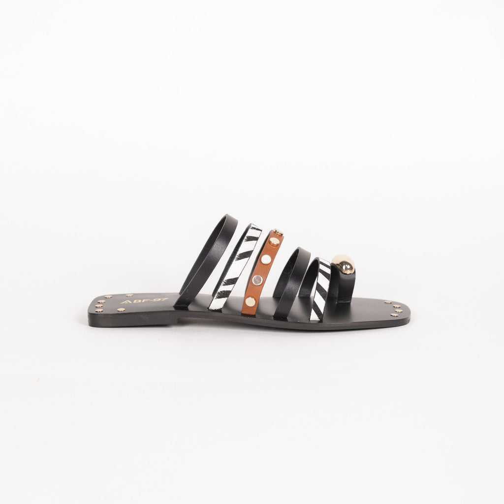 SANDALIAS ABF-97 KS.26.44 BLACK/ZEBRA