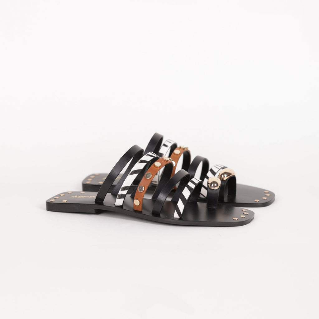 SANDALIAS ABF-97 KS.26.44 BLACK/ZEBRA
