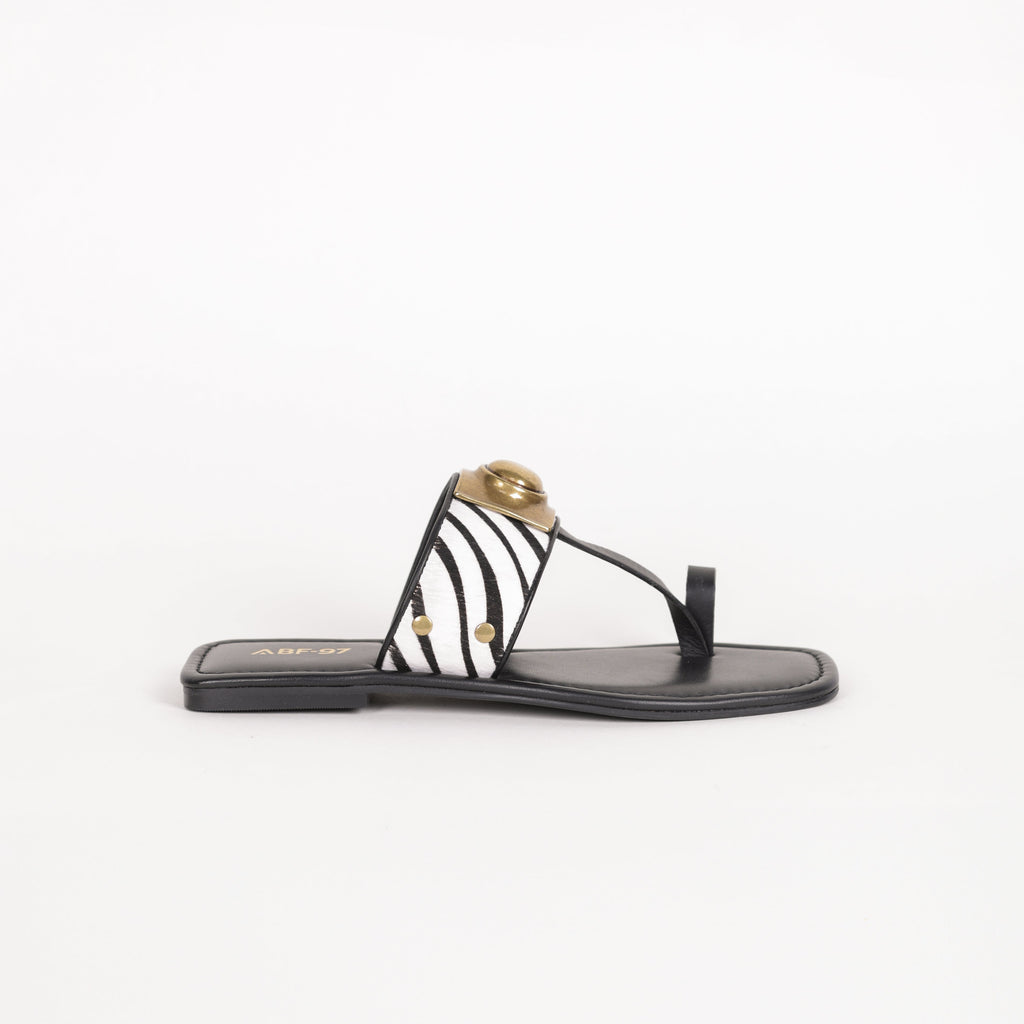 SANDALIAS ABF-97 KS.26.27 BLACK/WHITE