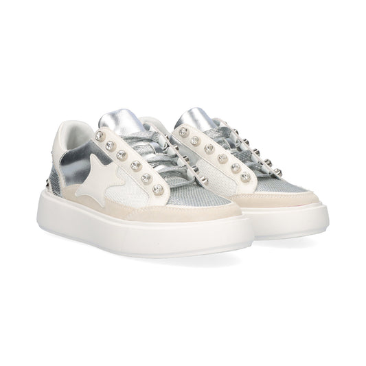 SAPATILHAS ABF97 STAR-75 WHITE/SILVER