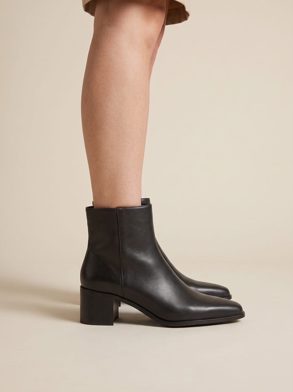 BOTINS ABF-97 ZY24135-1 BLACK LEATHER